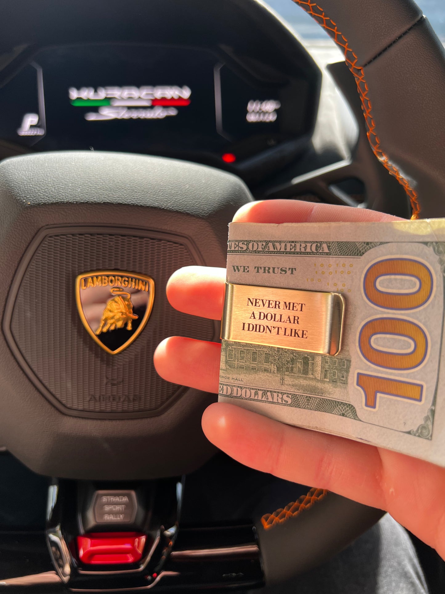 NEVER MET A DOLLAR I DIDN'T LIKE - GOLD