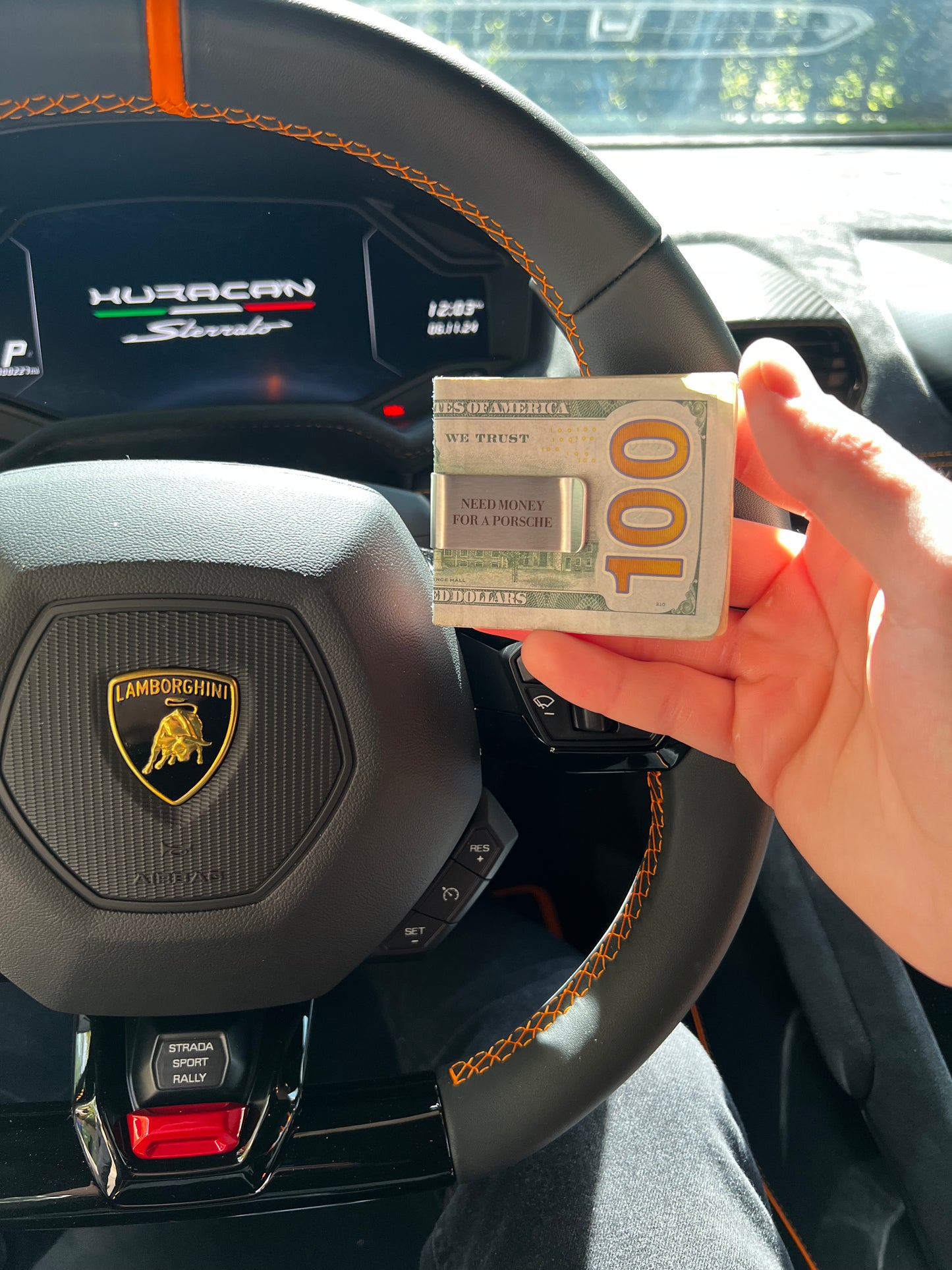 NEED MONEY FOR A PORSCHE - SILVER
