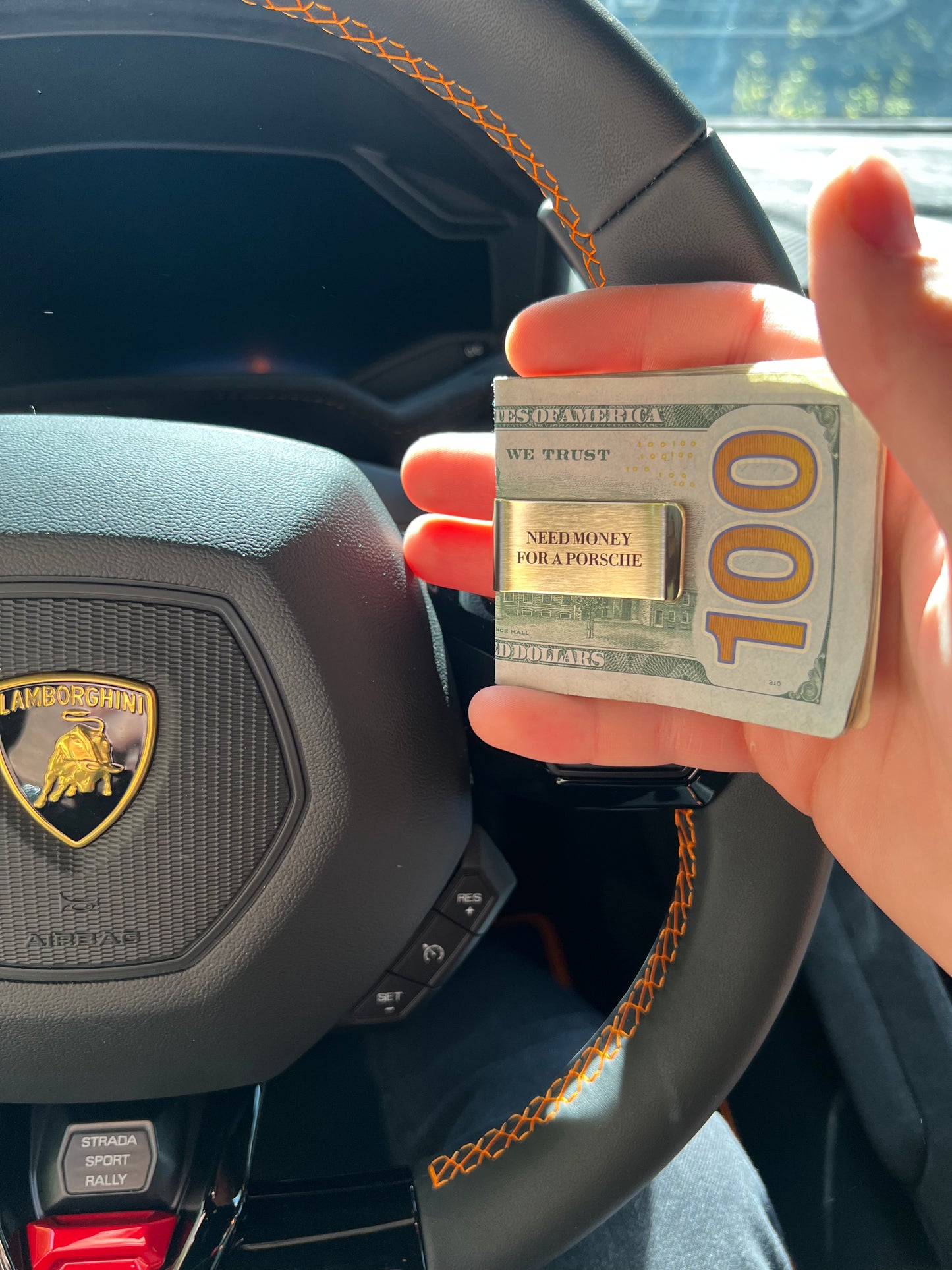 NEED MONEY FOR A PORSCHE - GOLD